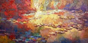 flowing radiance 12x24 oil Niki Gulley