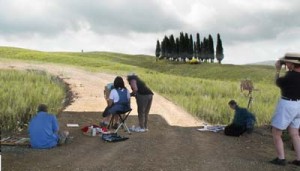 Painting Photography Art Trek Tuscany w Niki Gulley Scott Williams