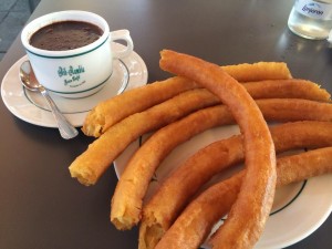 Churros and Hot Chocolate