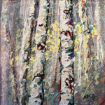 contemporary impressionist, daily painting, dallas texas artist, seasonal art, Niki Gulley paintings, Aspen painting
