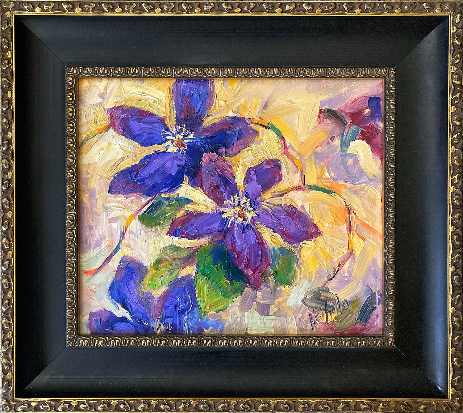 floral, contemporary impressionist, dallas texas artist, floral art, Niki Gulley paintings,