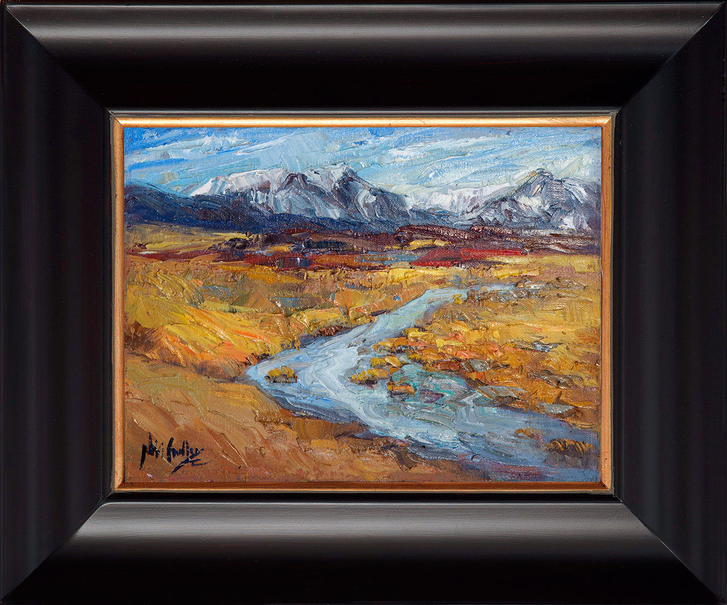 Iceland, contemporary impressionist, dallas texas artist, travel art, Niki Gulley paintings