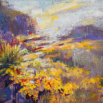 Niki Gulley, Dallas, Santa Fe, contemporary impressionist, wildflower painting