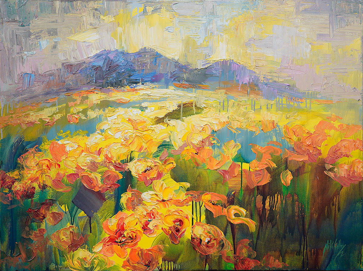 Texas, contemporary impressionist, dallas texas artist, Niki Gulley paintings