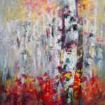 Niki Gulley, Dallas, contemporary impressionist, tree painting