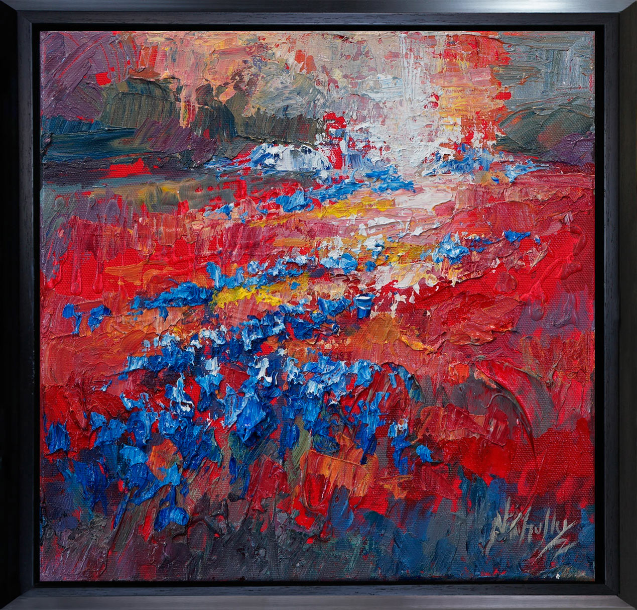 Texas, contemporary impressionist, dallas texas artist, blue bonnets, Niki Gulley paintings